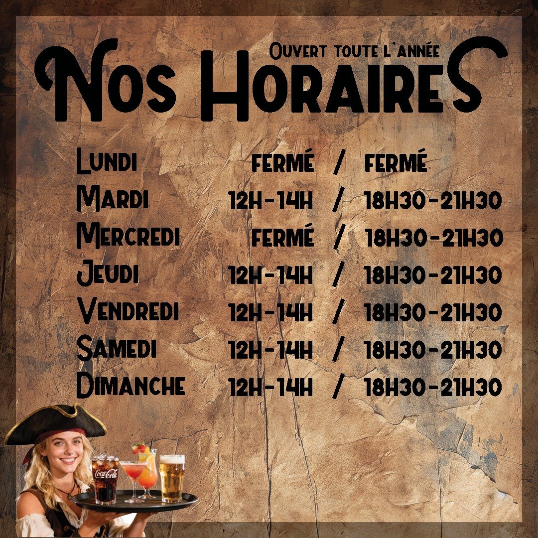Horaires Le Tortuga Saint Aygulf